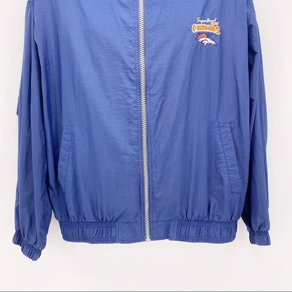 VINTAGE Starter 1999 Broncos Super Bowl 33 Windbreaker Jacket Size M/L - Picture 3 of 8